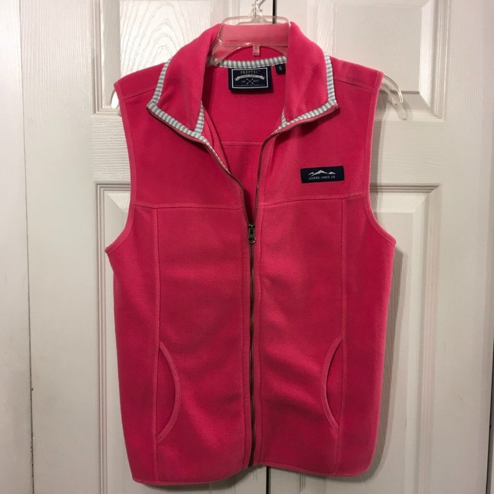 Lauren James Fleece Vest Sz Small